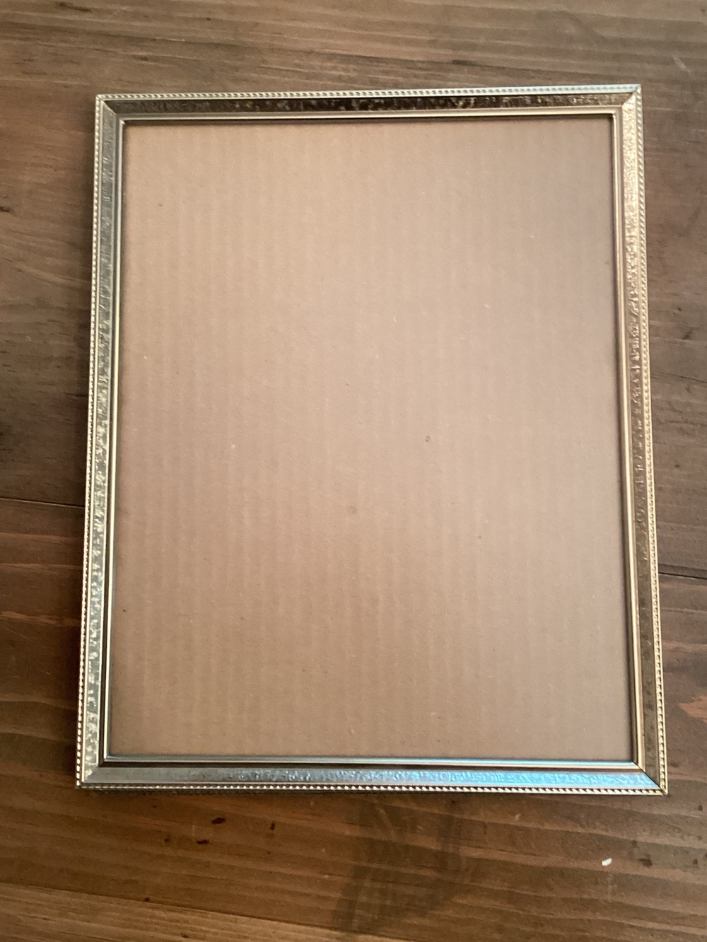 VINTAGE 8X10 BRASS PICTURE FRAME STANDS OR HANGS